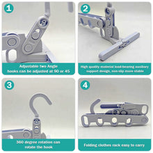 5-Hole Foldable Clothes Hanger – Robust, Space-Saving Travel Rack