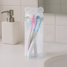 Multipurpose Travel-Friendly Toothbrush Holder with 5 Soft Bristle Toothbrushes