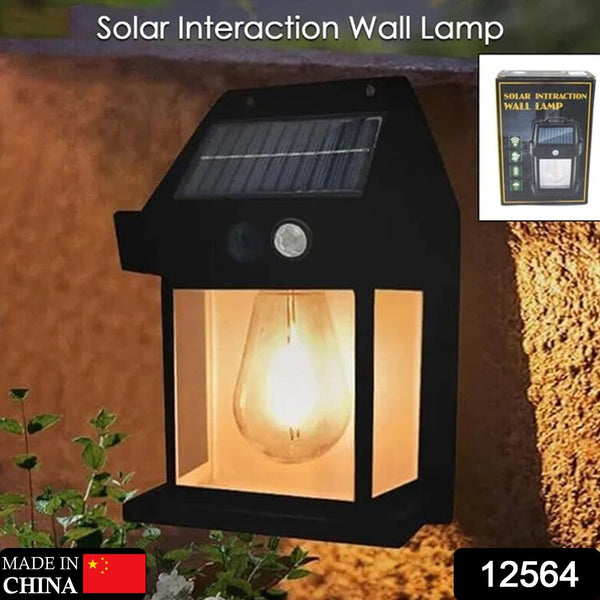 Solar Wall Lamp – Wireless Outdoor Light with Motion Sensor & 3 Modes