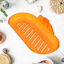 Plastic Soap Dish Holder for Bathroom Shower Wall Mounted Self Adhesive Soap Holder Saver Tray-Plastic Sponge Holder for Kitchen Storage Rack Soap Box, Bathroom ,Sabudani (1 Pc)