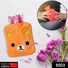Warm Hug from a Panda: Orange Panda Hot Water Bag for Pain Relief